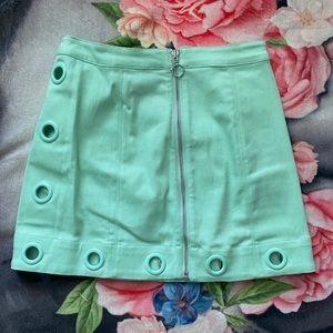 FOR LOVE & LEMONS CREME PUFF MINI SKIRT